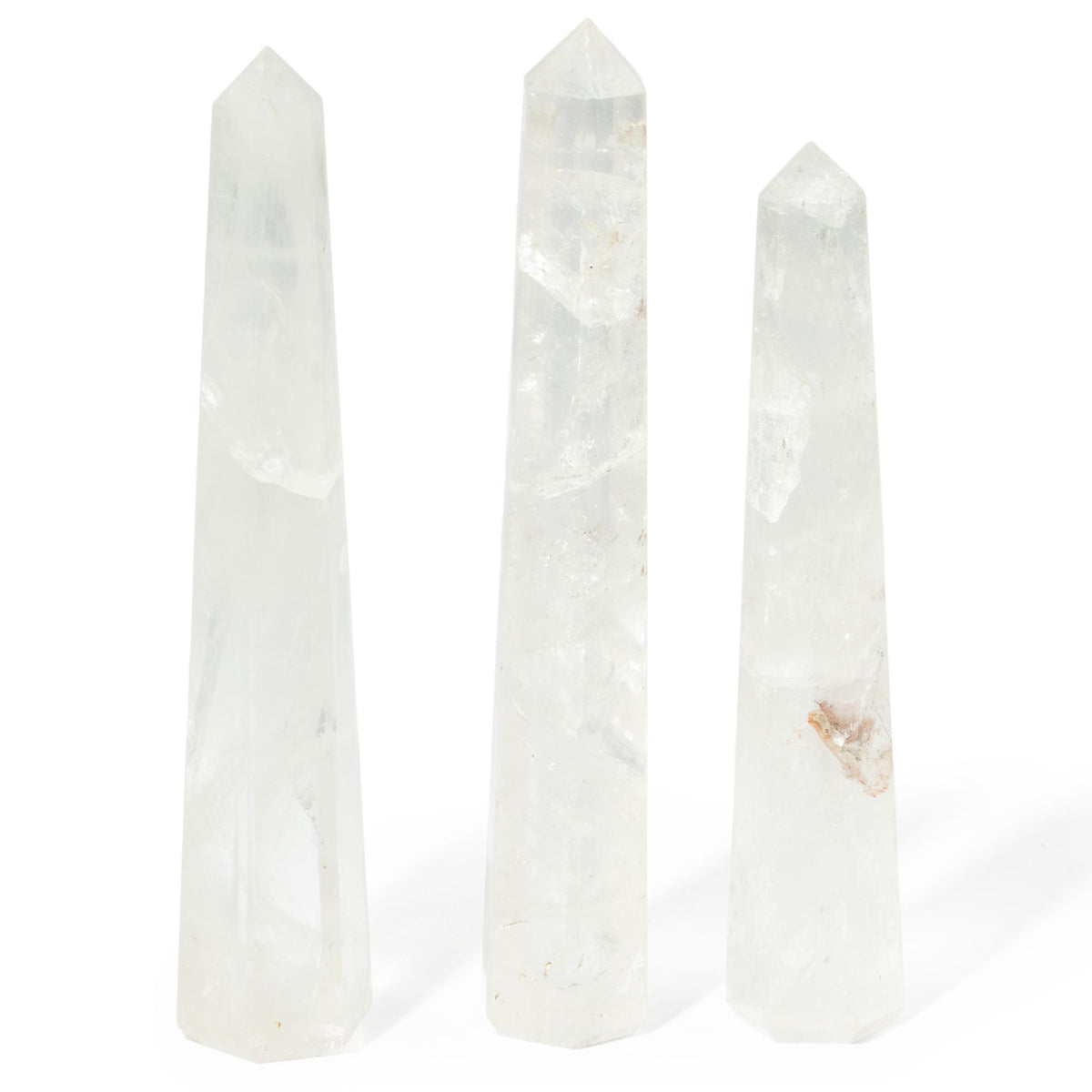 Clear Quartz Crystal Tower – Six-Sided Obelisk, 17cm