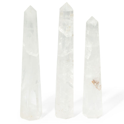 Clear Quartz Crystal Tower – Six-Sided Obelisk, 17cm