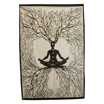 Cotton Wall Art (70x110cm) - Chakra Earth Connection