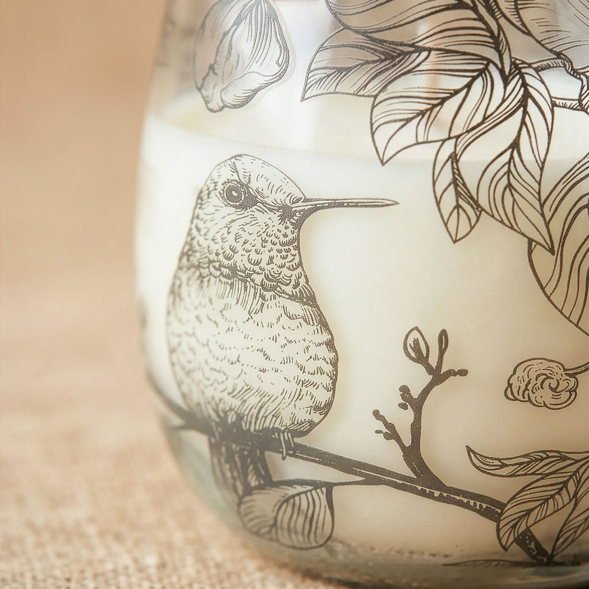 Drawn by Flame – Botanical Glass Jar Candle | 45 Hour Burn
