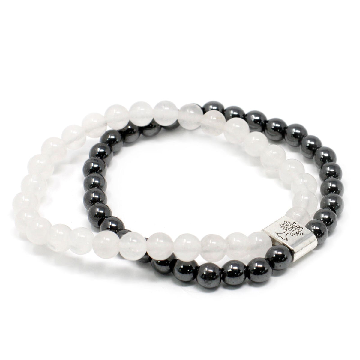Rock Quartz Magnetic Gemstone Bracelet – Crystal Beaded Bracelet