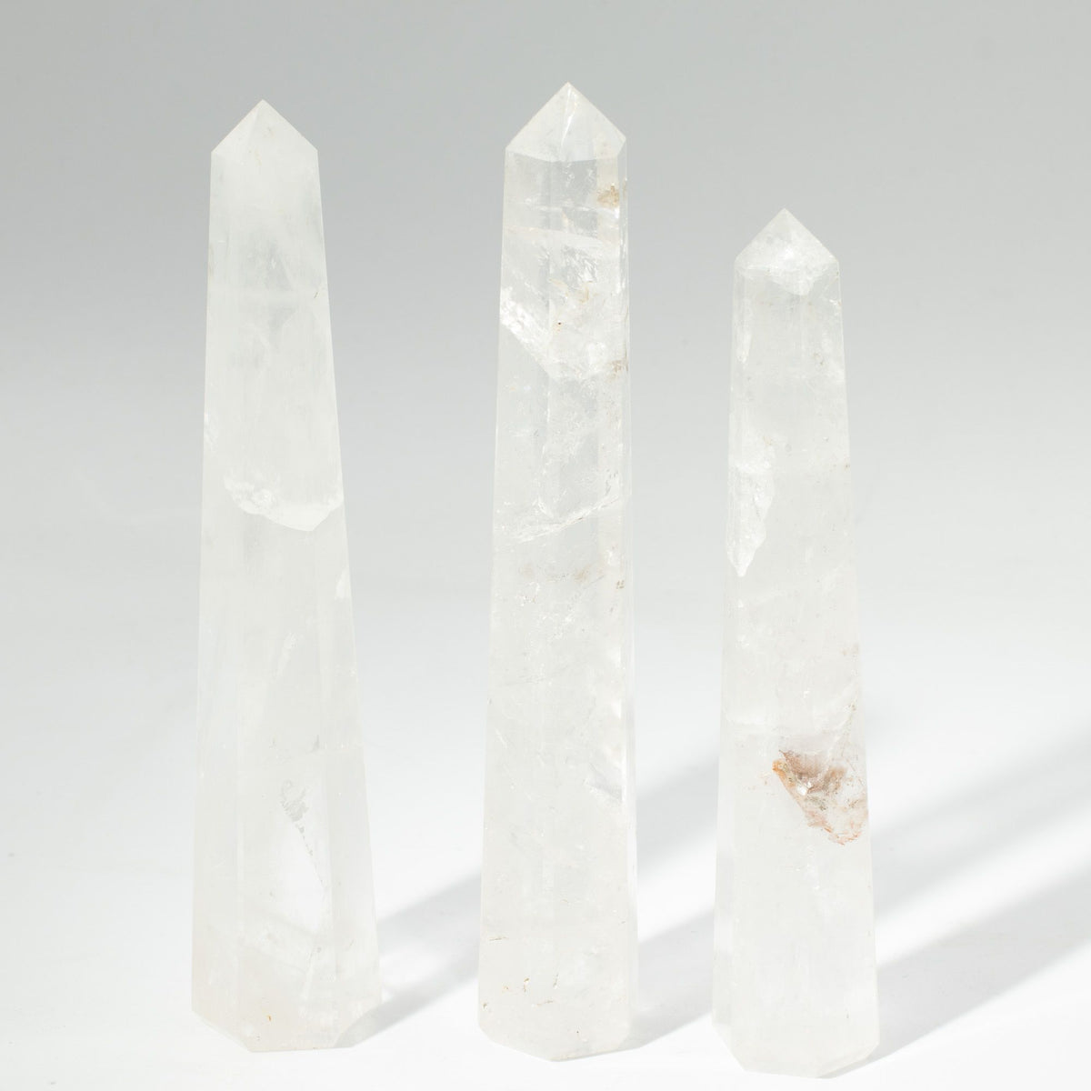 Clear Quartz Crystal Tower – Six-Sided Obelisk, 17cm