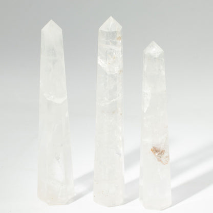 Clear Quartz Crystal Tower – Six-Sided Obelisk, 17cm