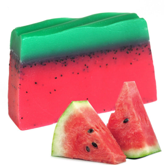 Watermelon Soap Loaf | Exfoliating Handmade Soap UK