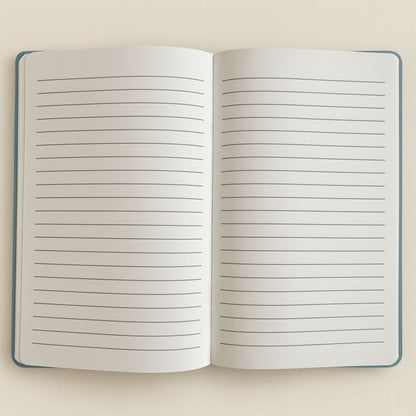 Dark Blue Velvet Notebook - 80 pages - Stay Wild Moon Child