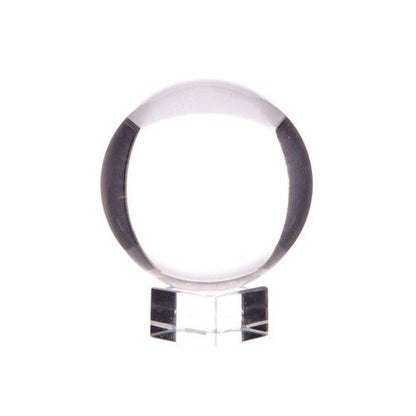 Mini Clear Glass Crystal Ball with Stand – 30mm