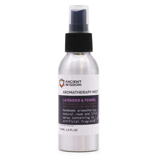 Lavender & Fennel Aromatherapy Room Mist – Essential Oil Spray 100ml