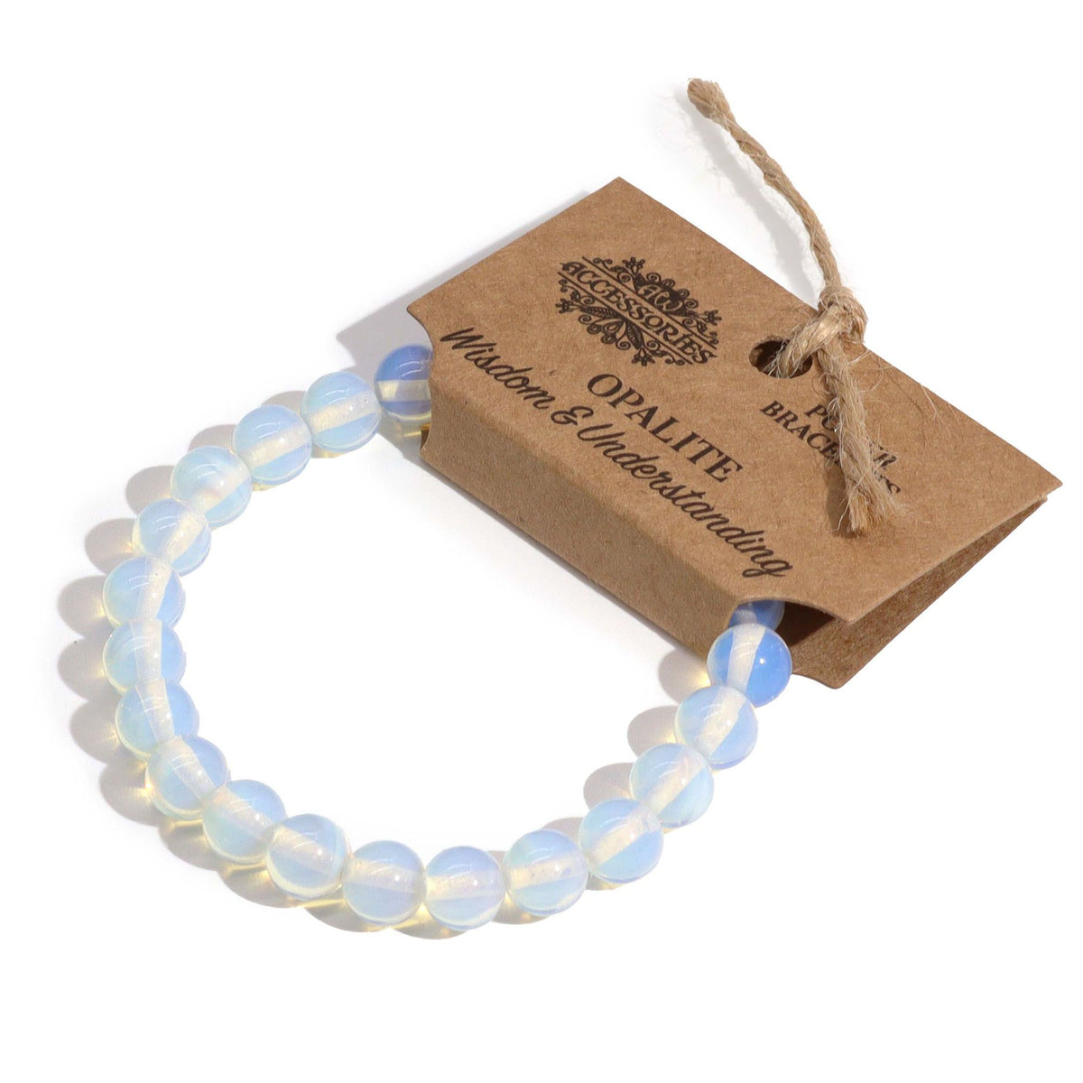 Opalite Beaded Power Bracelet – 8mm