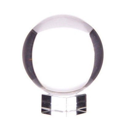 100mm Crystal Ball with Stand | Glass Scrying Sphere