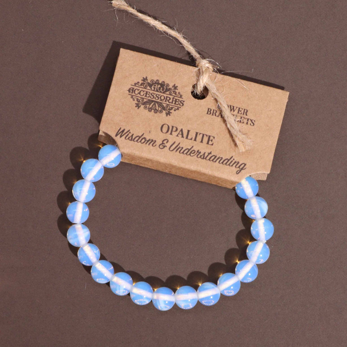 Opalite Beaded Power Bracelet – 8mm