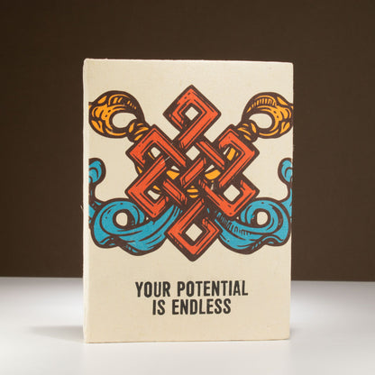 Your Potential Is Endless Lokta Notebook – 21 × 15cm
