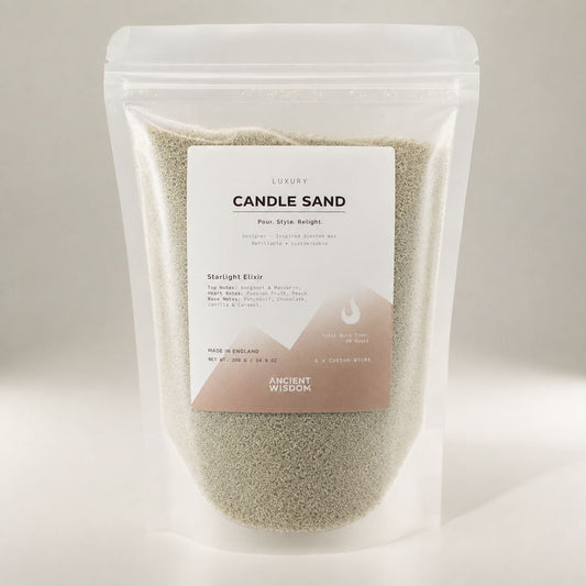 Fragranced Candle Sand - White - Starlight Elixir - 300g