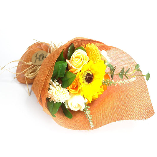Orange Soap Flower Bouquet | Floral Gift for Her UK