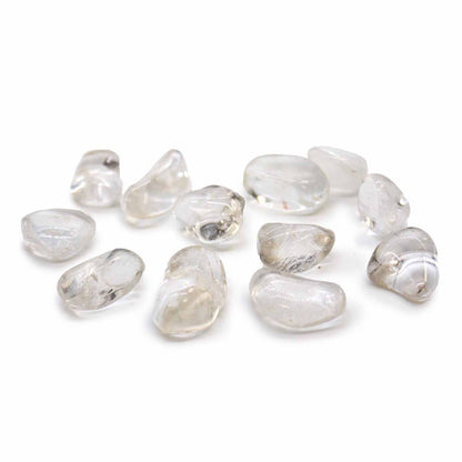 Grade A Clear Quartz Tumble Stone – Medium Crystal