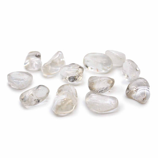 Grade A Clear Quartz Tumble Stone – Medium Crystal