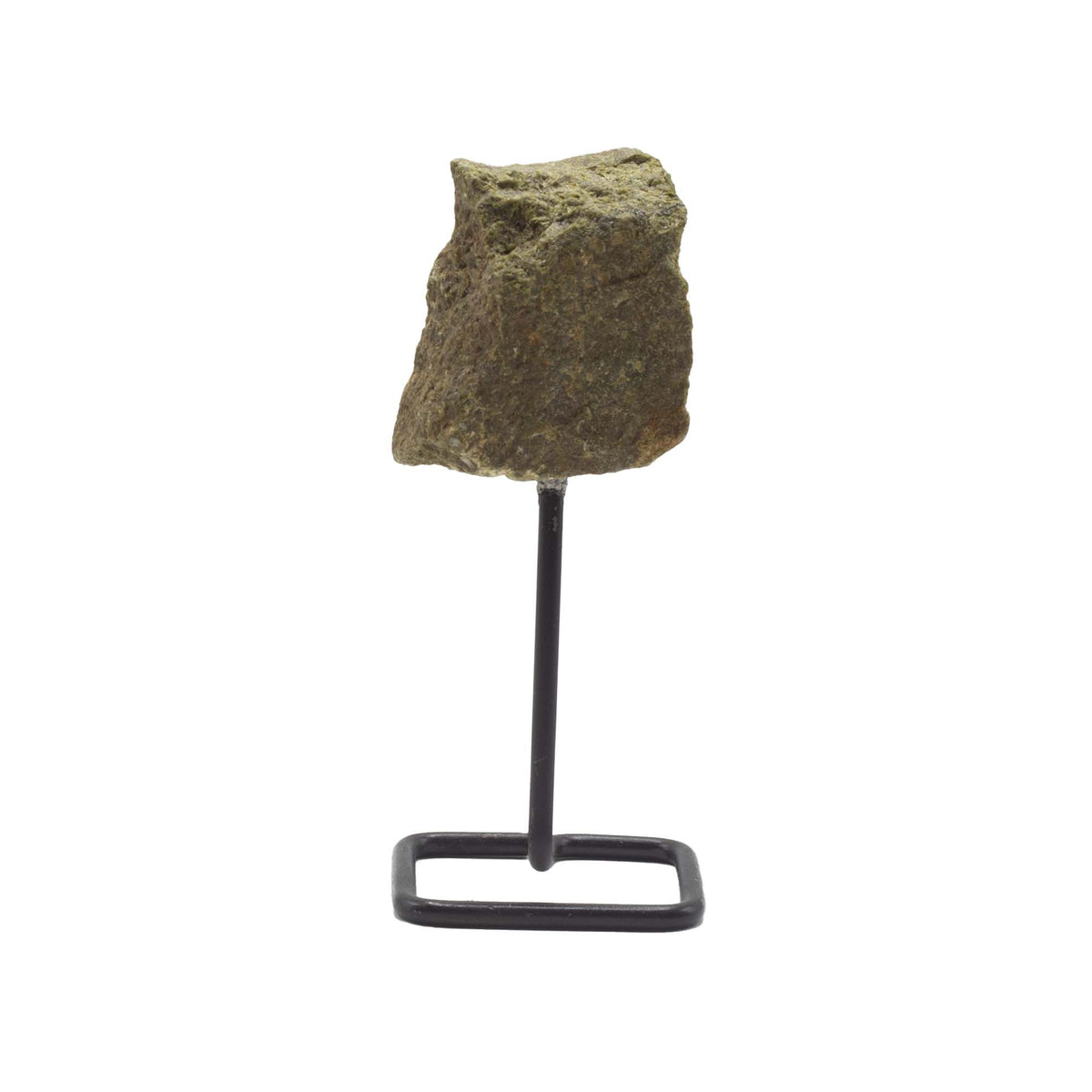 Raw Epidote Crystal on Stand – Natural Mineral Specimen