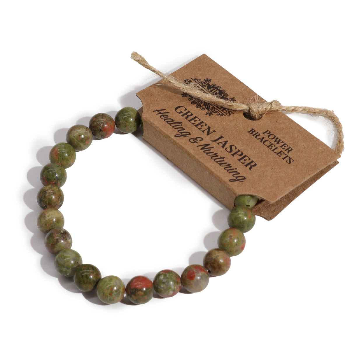 Green Jasper Crystal Bracelet – Grounding & Harmony