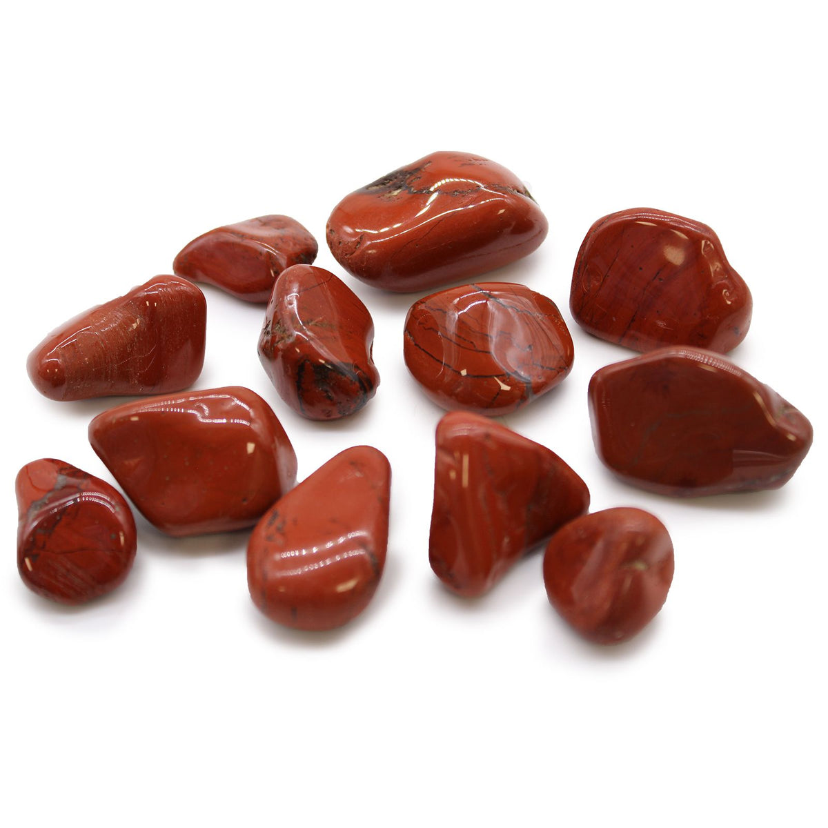 Red Jasper Tumble Stone | Natural African Grounding Crysta
