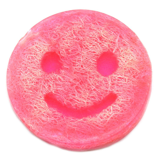 Bubblegum Happy Scrub Exfoliating Loofah Soap 120g