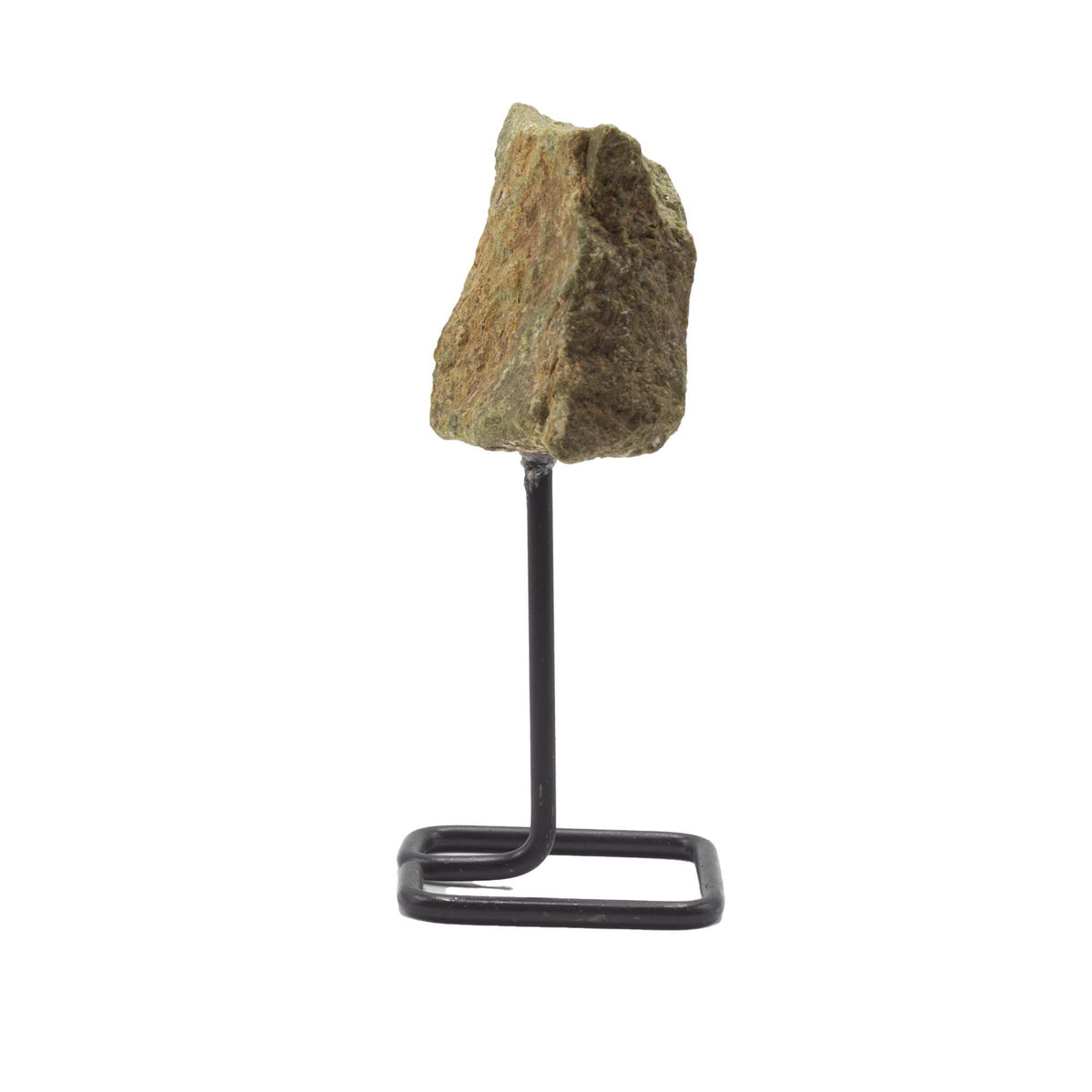 Raw Epidote Crystal on Stand – Natural Mineral Specimen