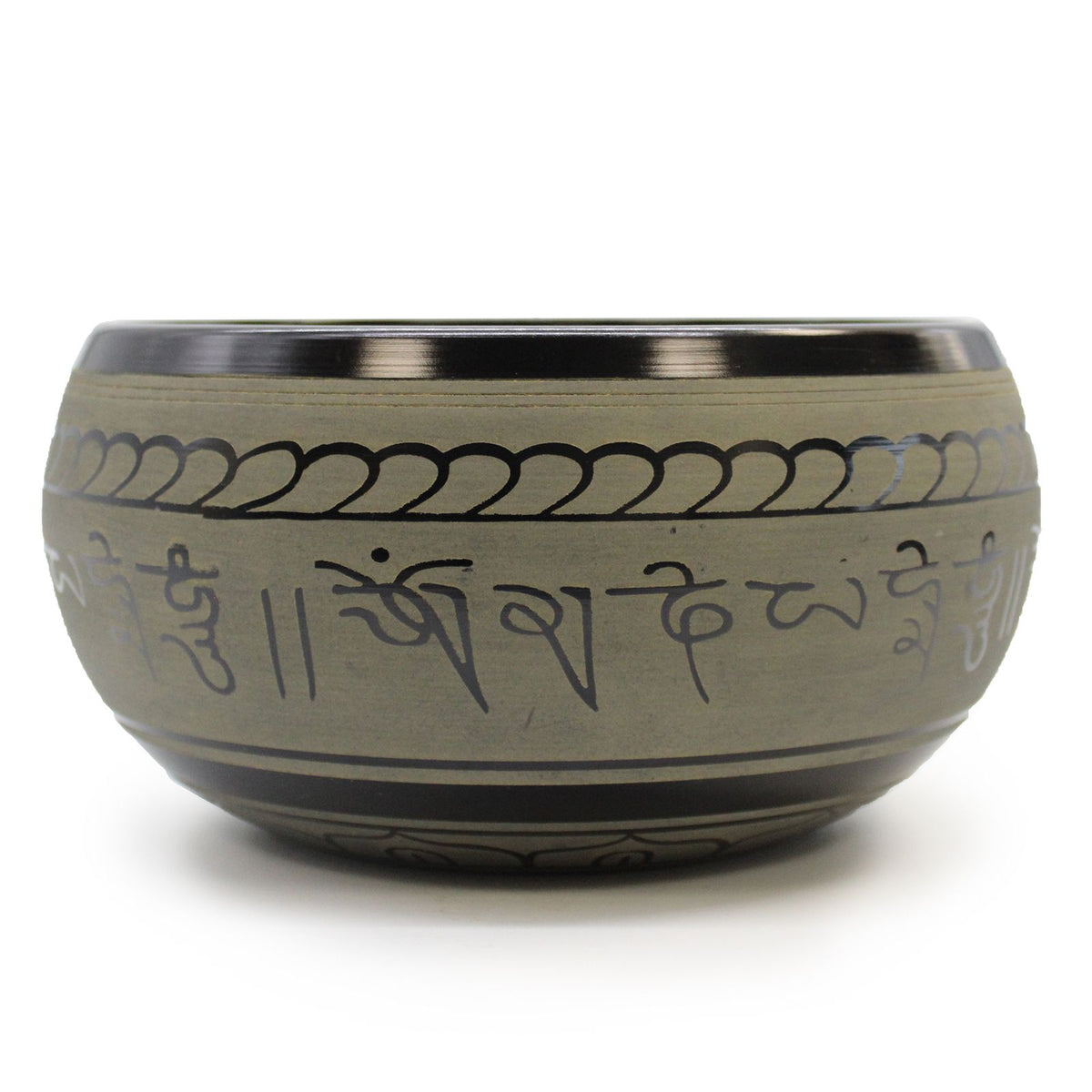 Large Tibetan Singing Bowl – Five Buddha Brass Meditation Bowl 21cm