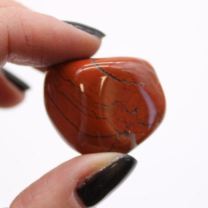 Red Jasper Tumble Stone | Natural African Grounding Crysta