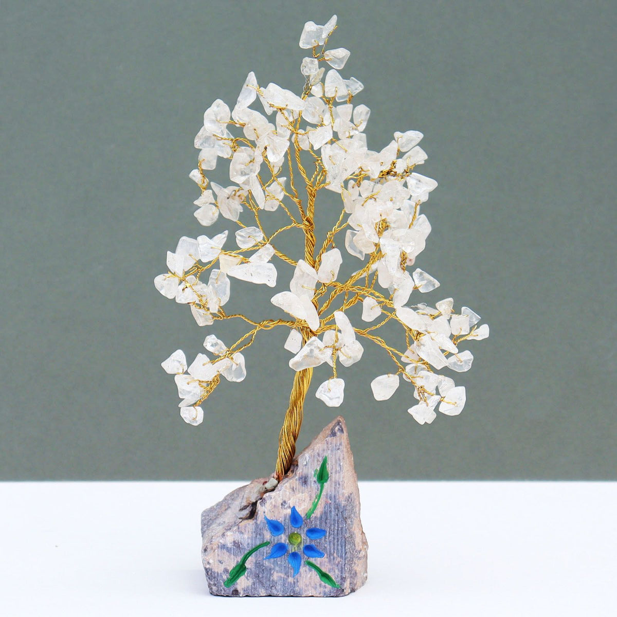 Rock Crystal Gemstone Tree – 160 Stone Crystal Tree