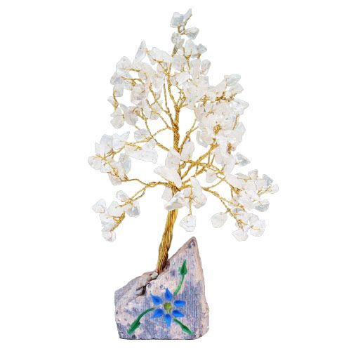 Rock Crystal Gemstone Tree – 160 Stone Crystal Tree