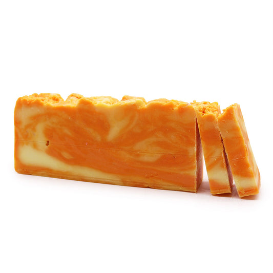 Orange & Olive Oil Soap Loaf – Handmade Cold Process Soap 1.25kg