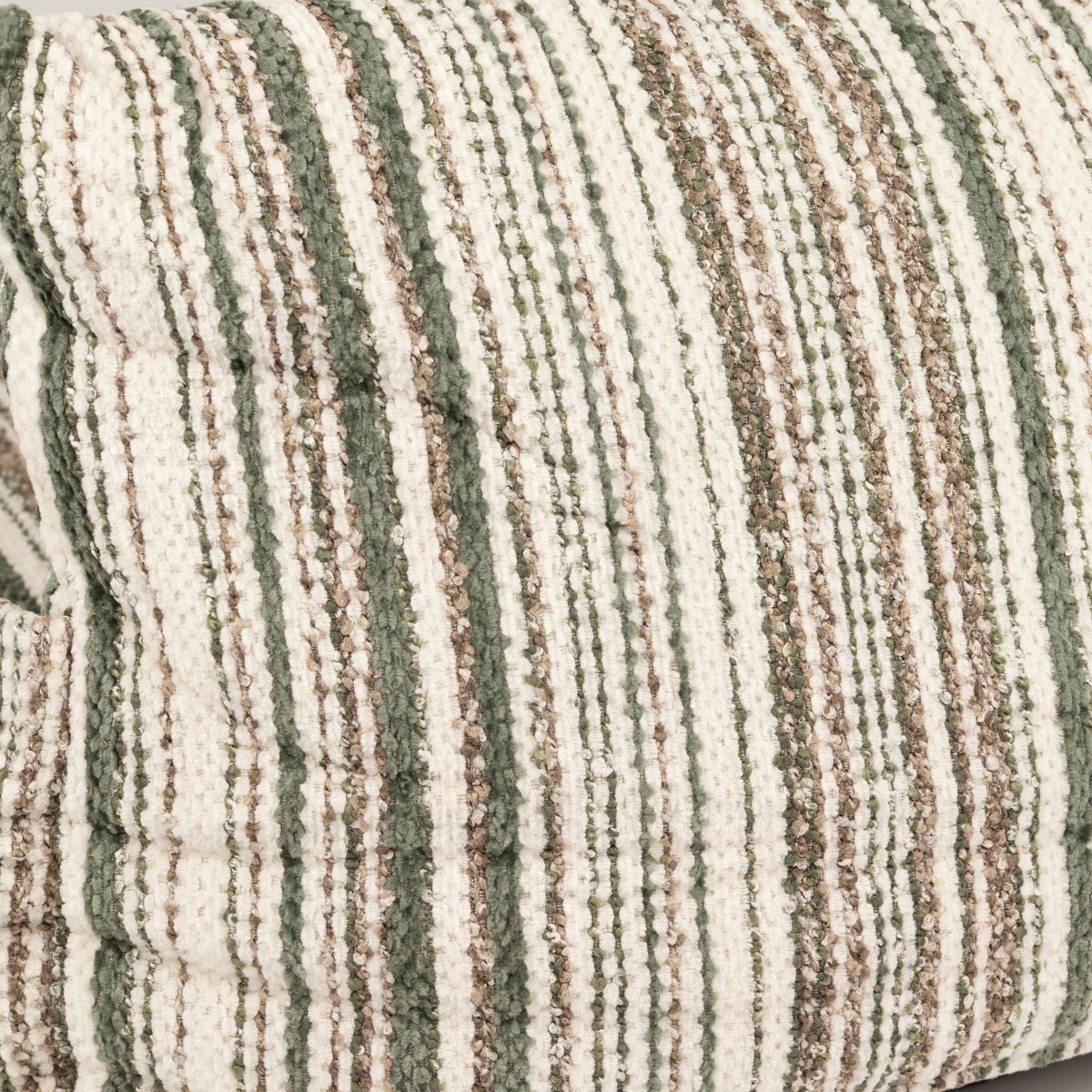 Cosy Pet Sofa Bed – Brown Stripes | Medium 60 × 60cm