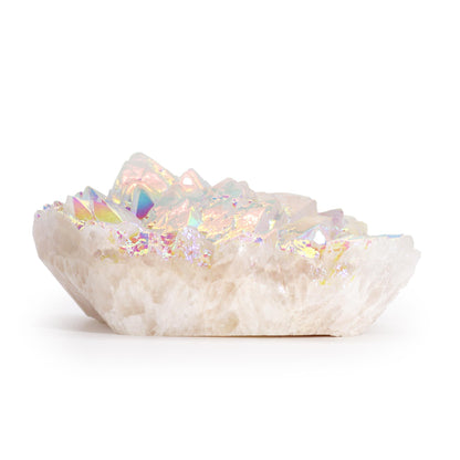 Large Angel Aura Quartz Cluster – Enhanced 8–15cm