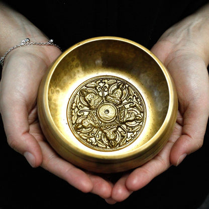 Five Buddha Singing Bowl Gift Set – Handmade in Nepal
