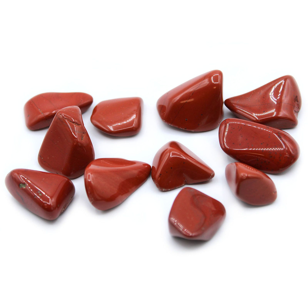 Red Jasper Tumbled Stones – Pack of 24, 20–30mm