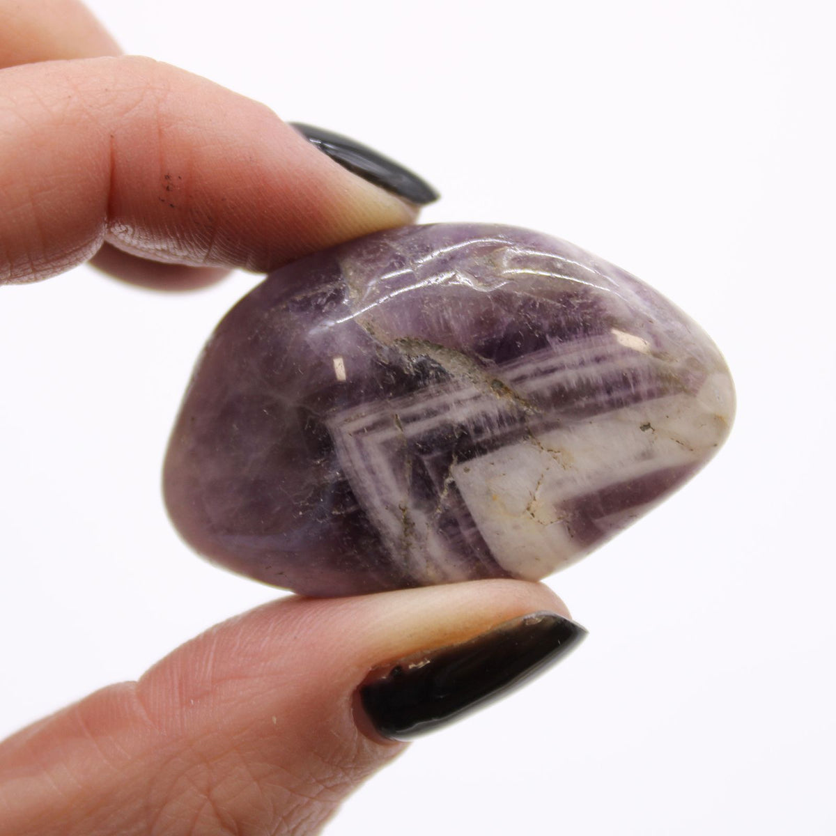 African Amethyst Tumble Stone | Natural Crystal UK
