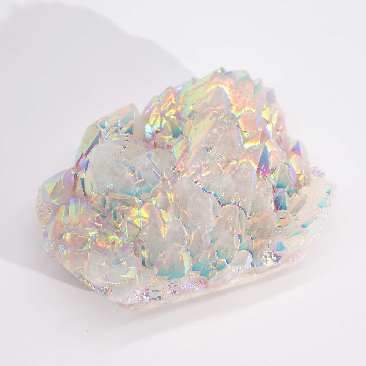Large Angel Aura Quartz Cluster – Enhanced 8–15cm