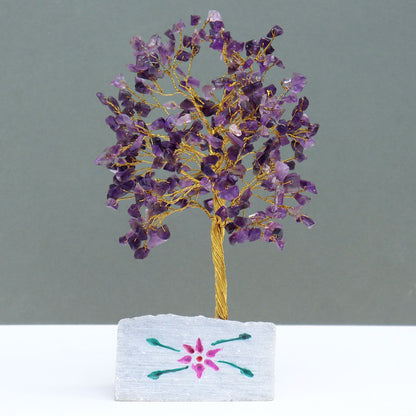 Amethyst Gemstone Tree – 320 Stone Crystal Décor | Zeena Moon