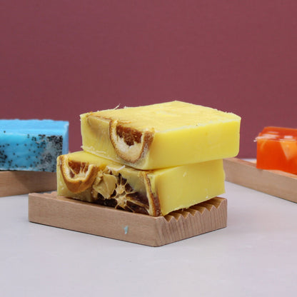 Pack of 13 Slice of Sunshine Orange Soap Bars – Handmade in the UK