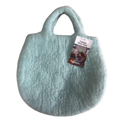 Bee & Beehive Felt Bag – Handmade Wool Shoulder Bag