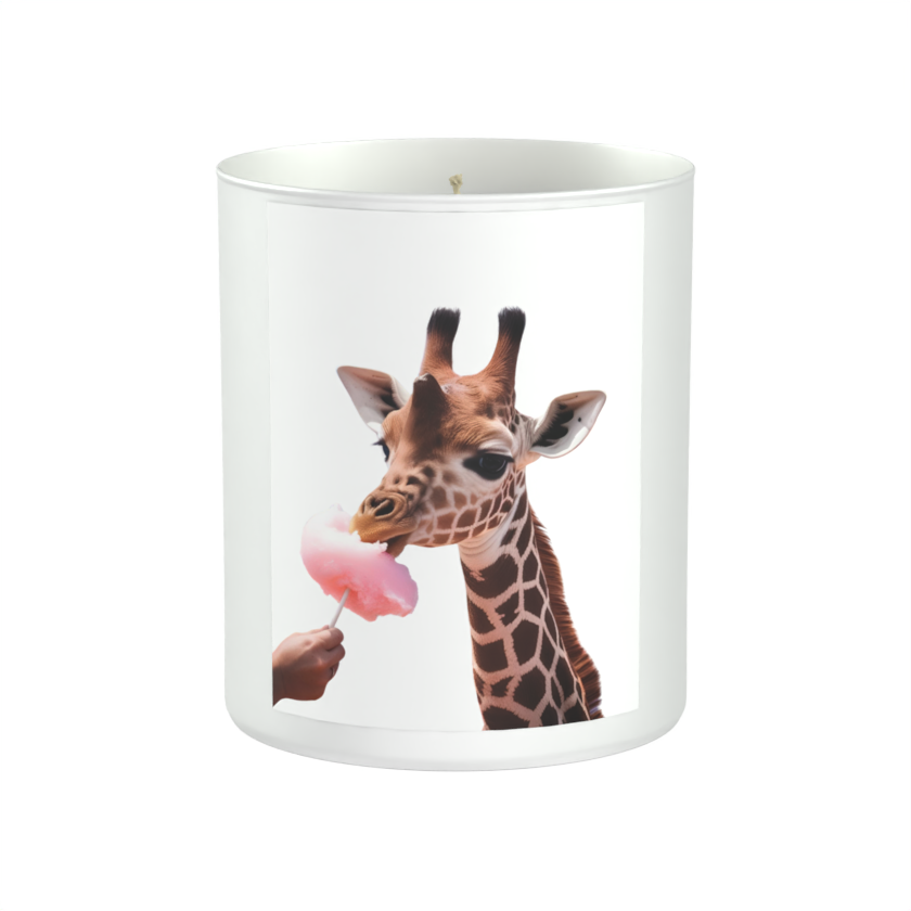 Giraffe Candyfloss 200g White candle ‘Sandy Bay'