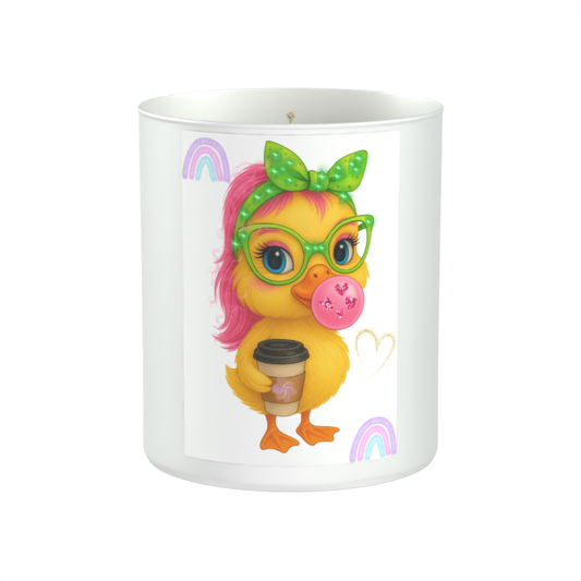 Cute Coffee Duck Candle | Funny Coffee Lover Gift