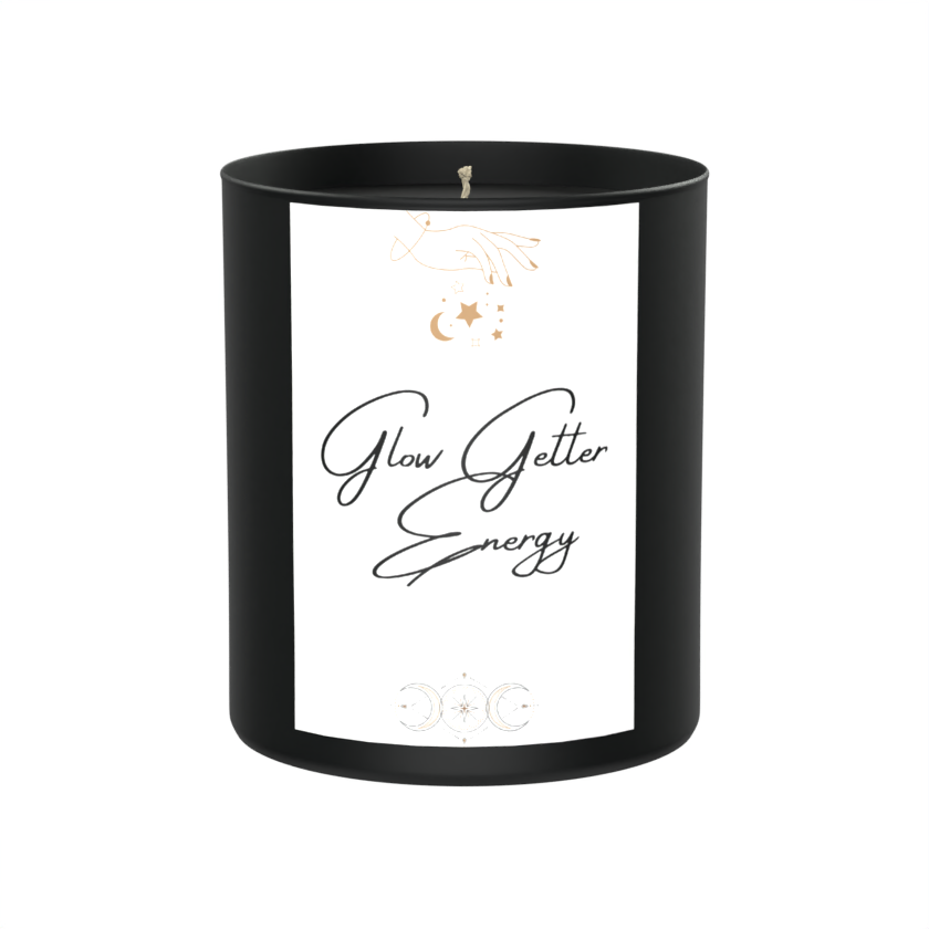 Glow Getter Energy 200g Black Candle ‘Dark Noir’