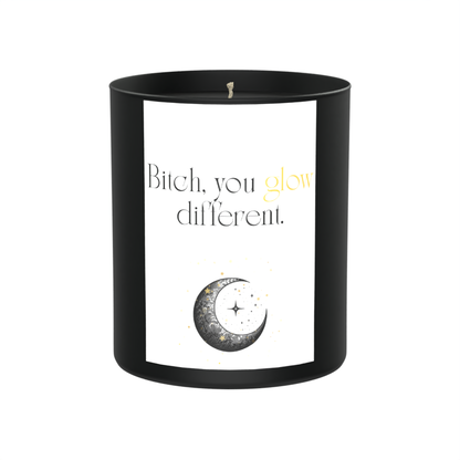 Glow Different 200g Black Candle ‘Dark Noir’