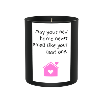 New Home Funny 200g Black Candle ‘Dark Noir’