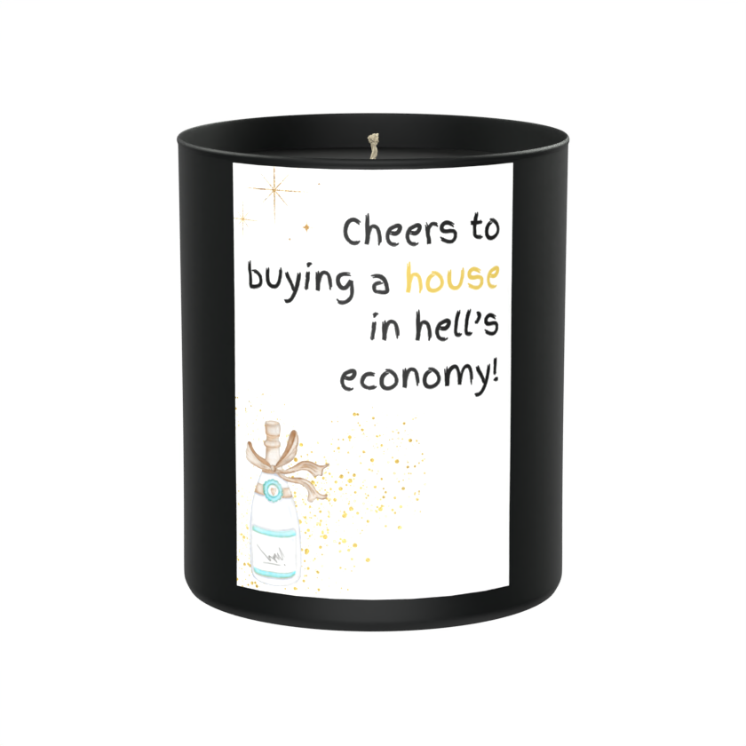 Humour New House 200g Black Candle ‘Dark Noir’