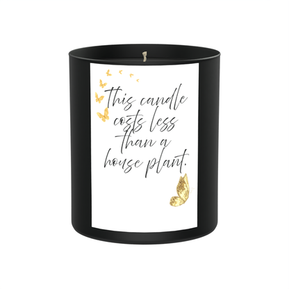 Sassy Quote Houseplant 200g Black Candle ‘Dark Noir’