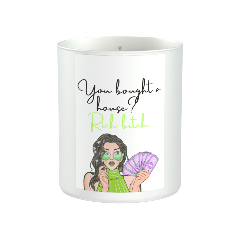New House Rich Sassy 200g White candle ‘Sandy Bay'