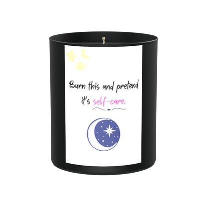 Pretend Self Care 200g Black Candle ‘Dark Noir’