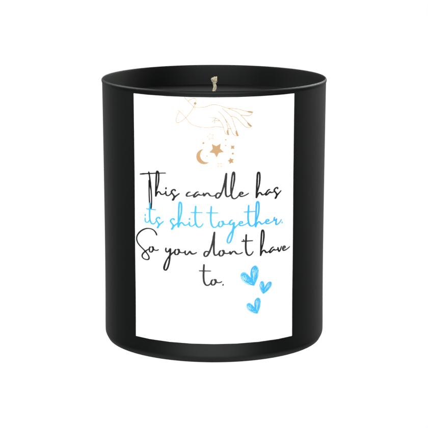 Humour Funny 200g Black Candle ‘Dark Noir’
