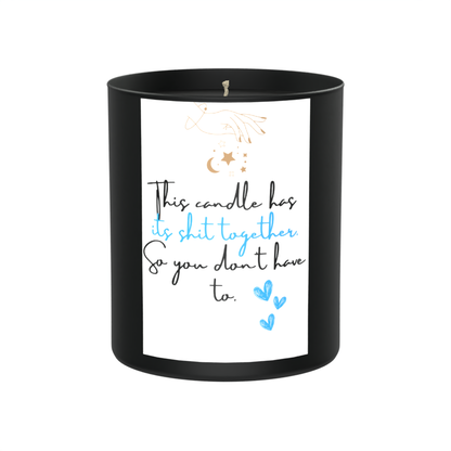 Humour Funny 200g Black Candle ‘Dark Noir’