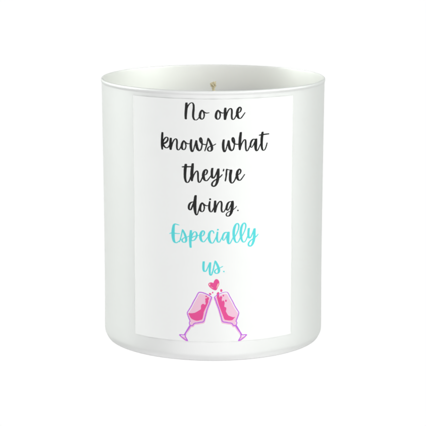 Humour Friendship 200g White candle ‘Sandy Bay'